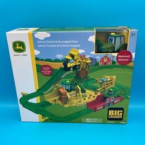 John Deere Big Loader Johnny Tractor Magical Farm Motorized Set 35 Pcs STEM